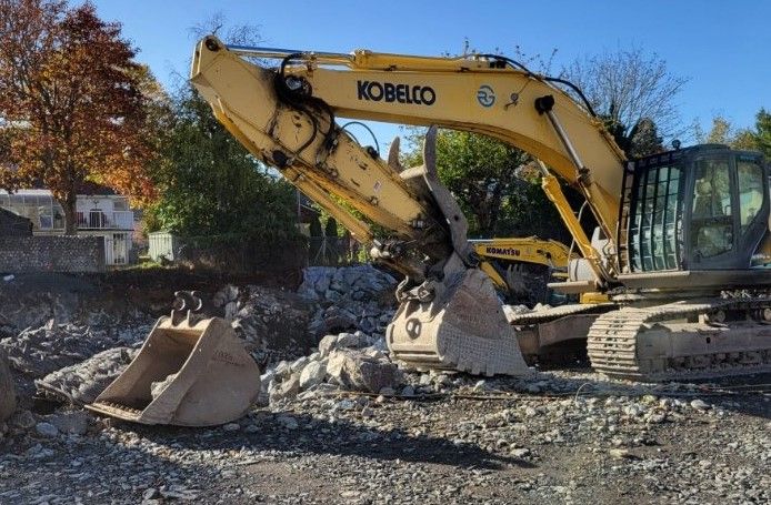 Land clearing site preparation in Nanaimo BC